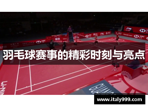 羽毛球赛事的精彩时刻与亮点